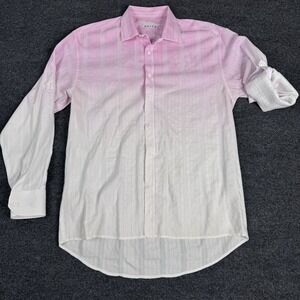 Envy Long Sleeve Button Down Mens XL Party Casual Pink Ombré